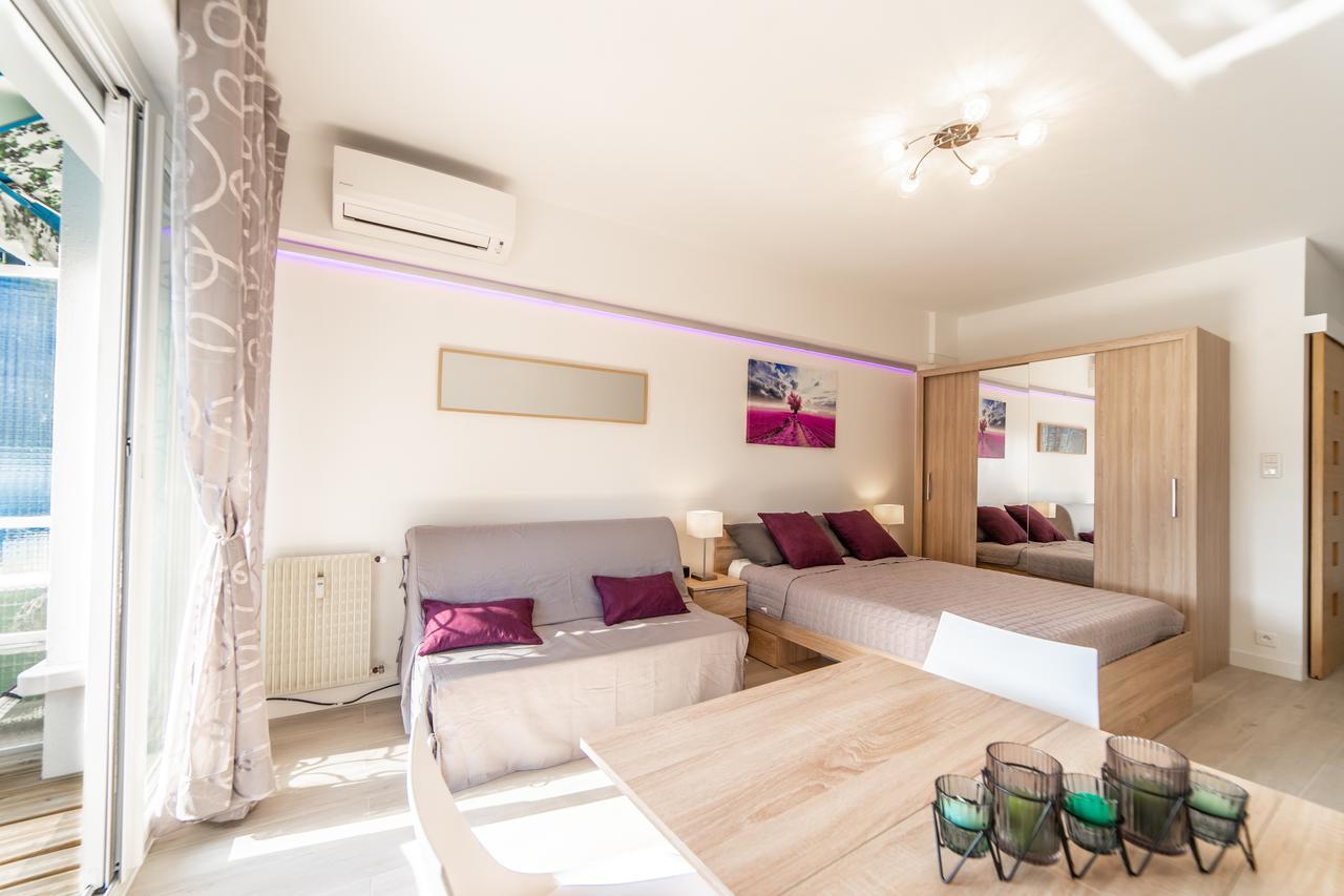 L'Ascot Appartement, Plages A 300M, Vue Hippodrome カーニュ・シュル・メール エクステリア 写真