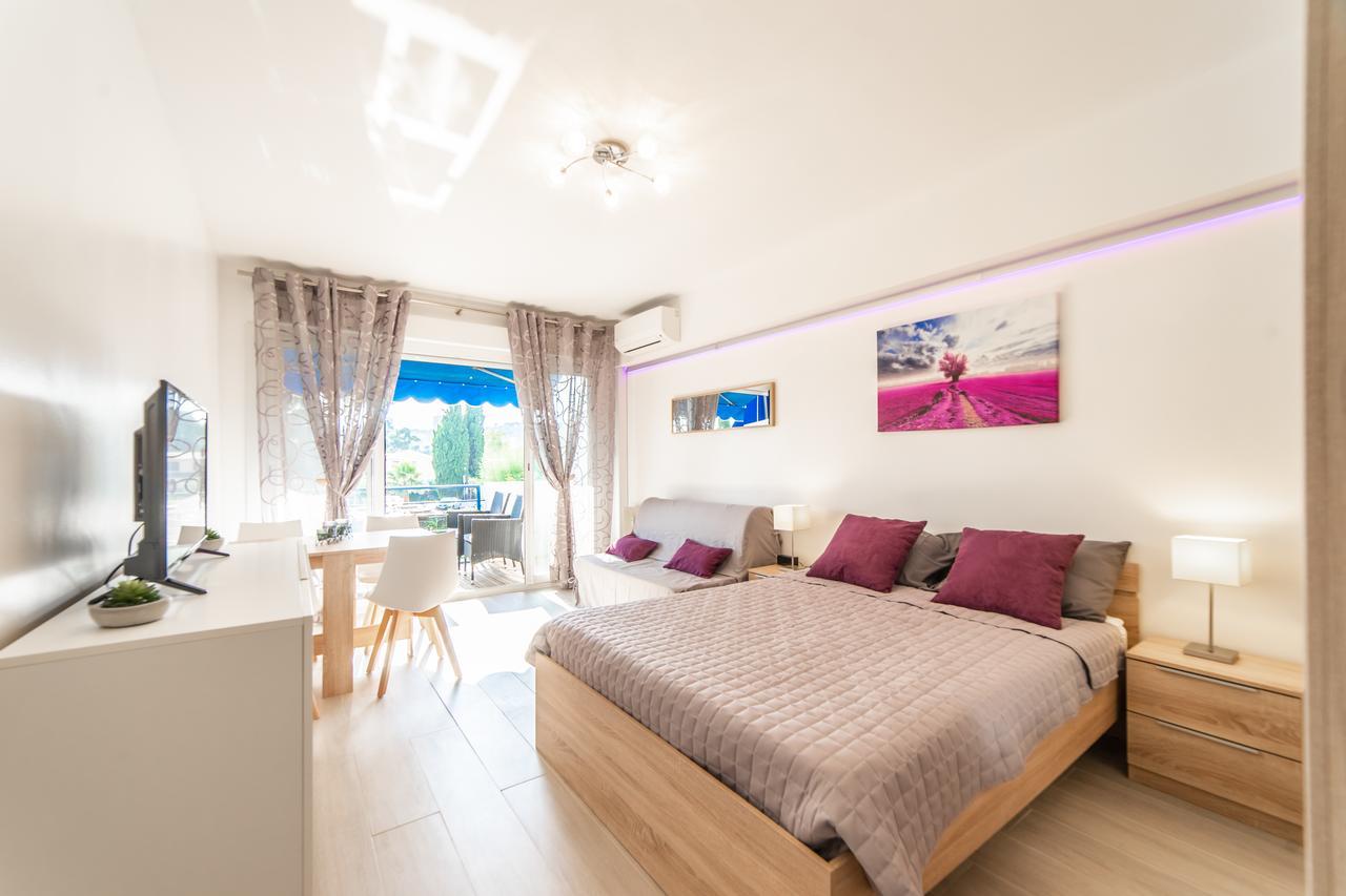 L'Ascot Appartement, Plages A 300M, Vue Hippodrome カーニュ・シュル・メール エクステリア 写真